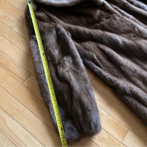 Hudsons Bay Company Brown Fur Coat Jacket - Picture 10 of 10